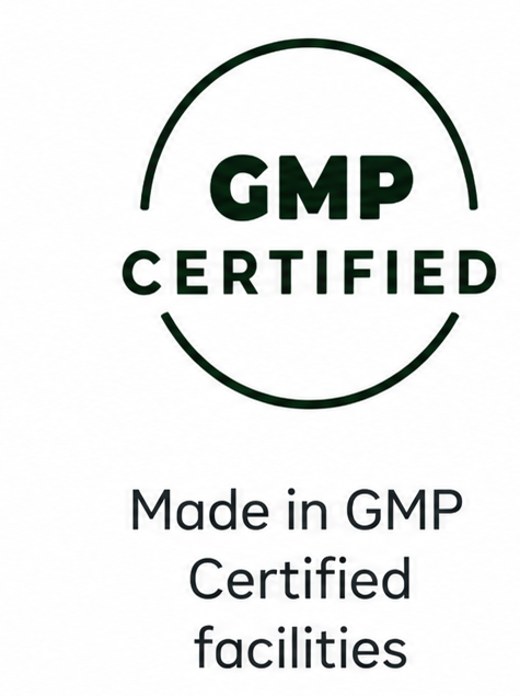 Made in GMP Certified facilities