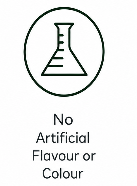 No Artificial Flavour or Colour
